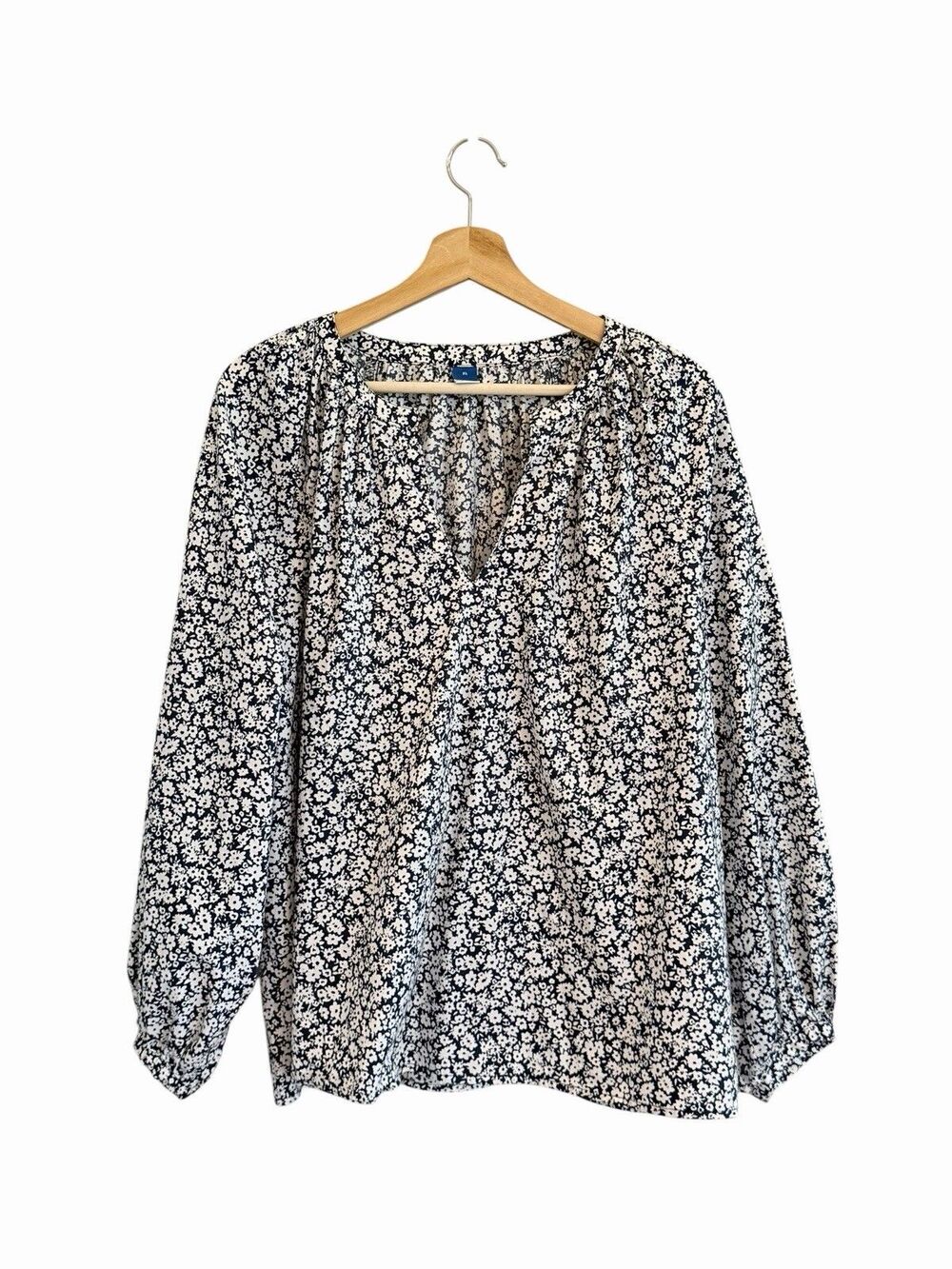 Old Navy Womens Oversized Floral Peasant Top Size XL Lightweight Cottage Boho
